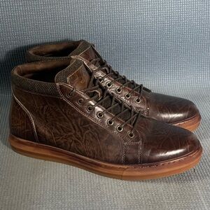 Arkbird Men’s Leather Sneaker Fashion Classic Oxford Chukka Ankle Boots Size 12